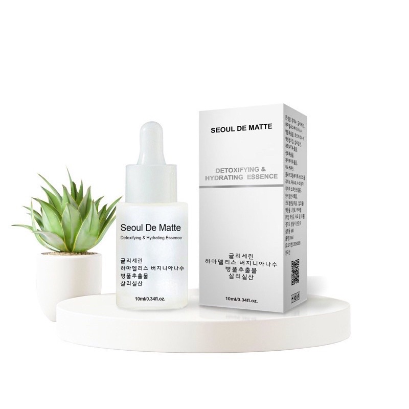 (Tặng nạ) Serum làm sạch và cấp nước ban đêm hạn 2028  rose de seoul Thải độc seoul de matte  IS438