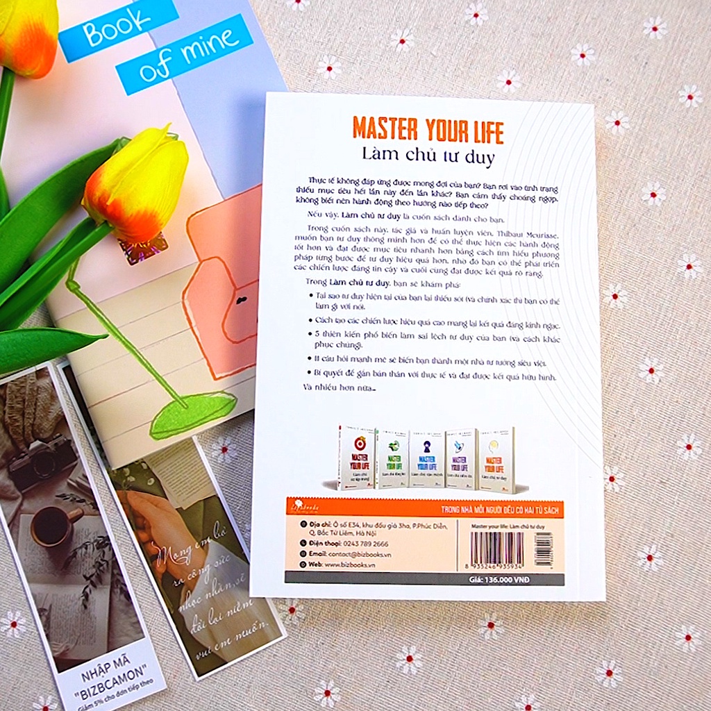 Sách Bizbooks - Master your life - Làm chủ tư duy