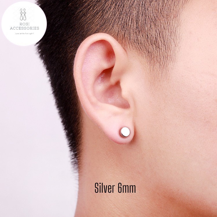 Khuyên Tai Nam Châm tròn IDOL basic GD, Bông Tai Nam Không Cần Bấm Lỗ Cực Chất Horizon