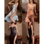 SX835 váy lụa 2 dây sexy tà dài - đầm ngủ gợi cảm - KELLY WANG