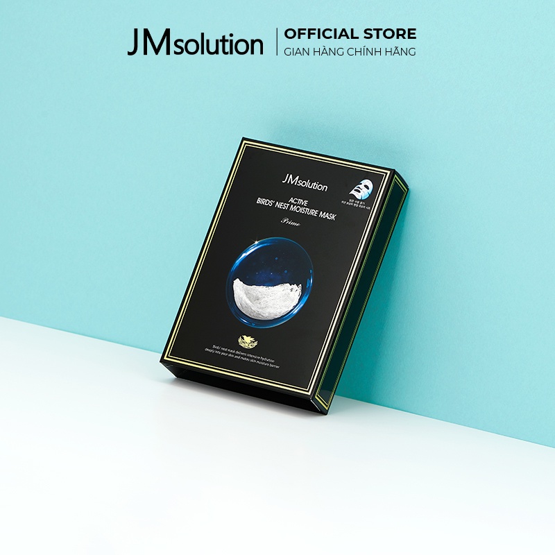 JMsolution Mặt Nạ Tổ Yến Active Birds' Nest Moisture Mask Prime 30ml - Dưỡng Ẩm Chuyên Sâu - Chính Hãng