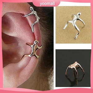 Khuyên kẹp vành tai hình con người thời trang cá tính dành cho nữ