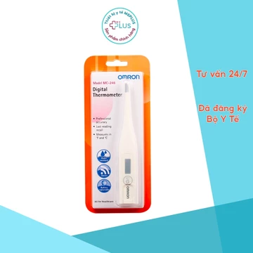 Nhiệt kế điện tử, nhiệt kế kẹp nách Omron MC 246