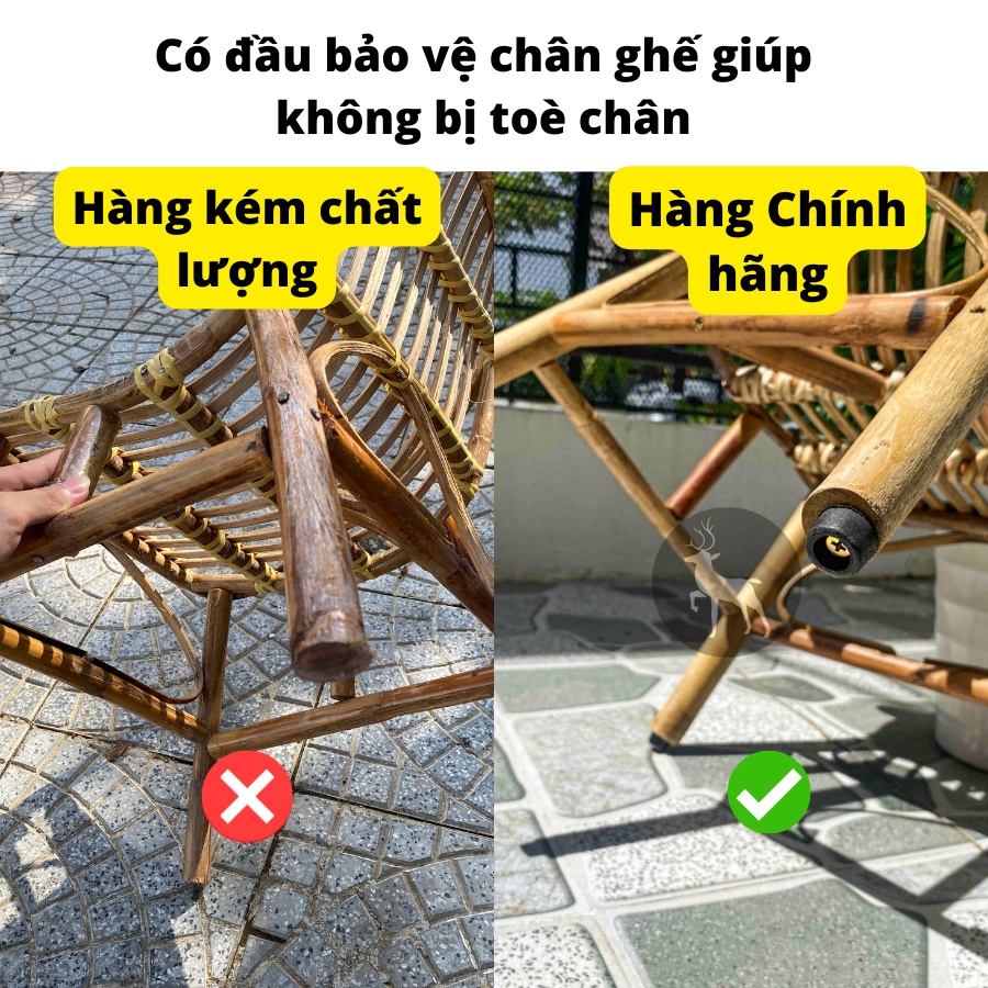 Ghế mây con sò HOME MÂY chính hãng đan tự nhiên - Sản phẩm phù hợp cho quán cafe, trang trí gia đình, ban công,..