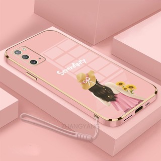 ốp lưng Samsung note 20 Samsung note 20 ultra Ốp Điện Thoại TPU Silicon Viền Mạ Màu Hình Cô Gái Xinh Đẹp Cho Samsung note 20 Samsung note 20 ultra