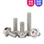 【Giao hàng nhanh】m4m5m6m8 bu lông INOX 304 Vít chống trượt ốc lục giác bu lông chéo mặt bên ngoài hình lục giác vít
