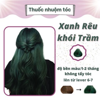 Tóc màu xanh rêu khói đang là xu hướng hot nhất hiện nay. Với sự độc đáo và mới mẻ của màu sắc này, chắc chắn bạn sẽ cảm thấy tự tin và thu hút hơn khi sử dụng nó.