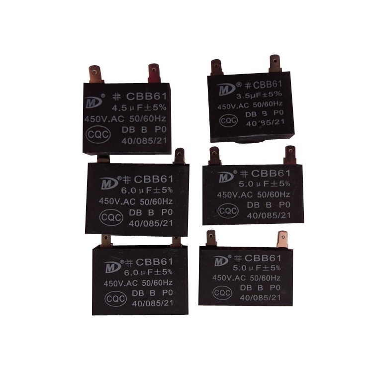 Điều Hòa Bên Ngoài Quạt Tụ Điện CBB61 1.5 / 2 / 2.5 / 3 / 4 / 5 / 6UF450V Điều Hòa Không Khí Lắp Tụ Điện Phụ Kiện
