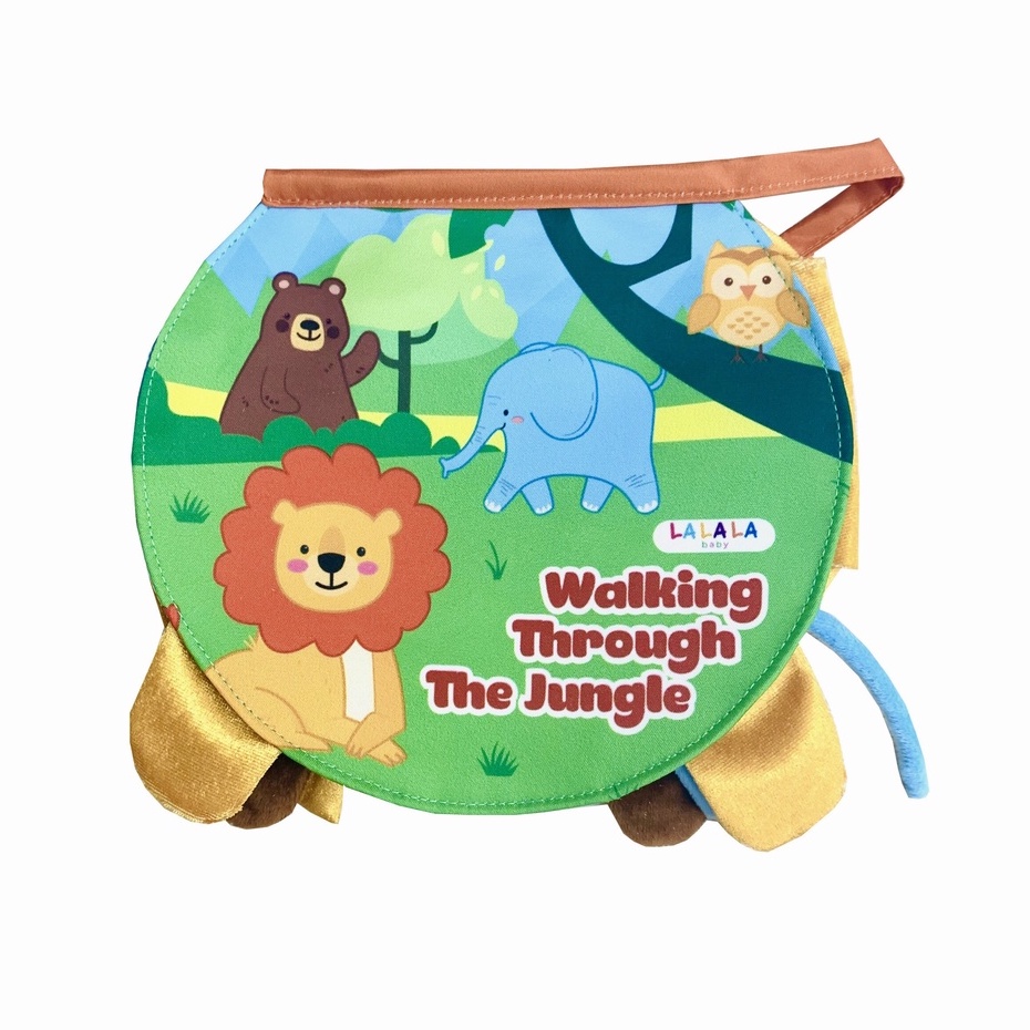 Ảnh Sách vải the Animals on the farm Lalala baby đa tương tác lật mở sột soạt thu vị 1