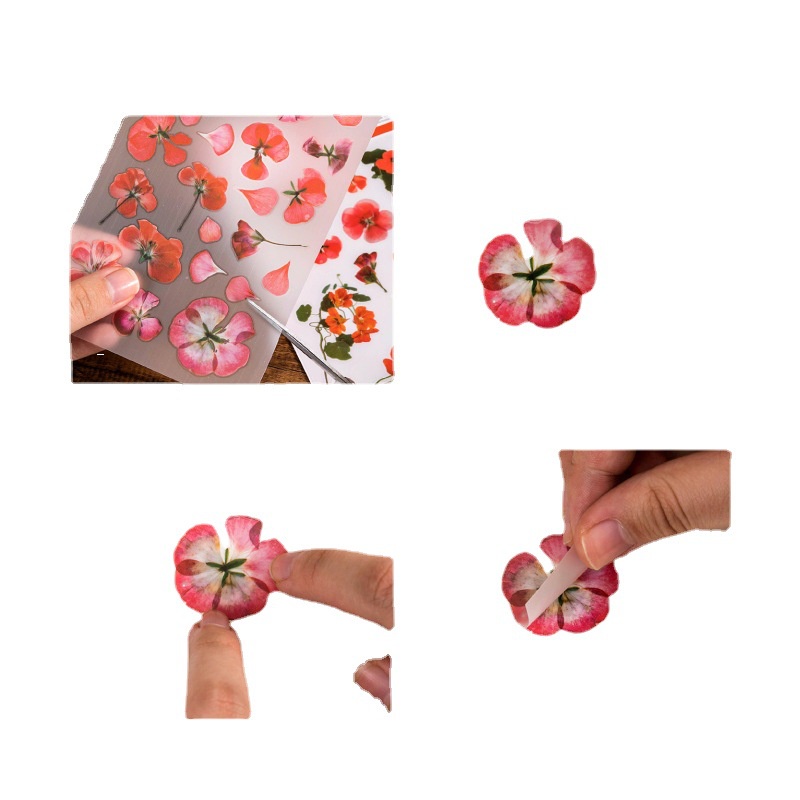 Sticker dán sổ vintage mẫu hoa khô retro HD131-K61 DIY Crafts, Scrapbook, Journal, Diary, Planner.