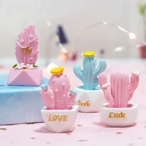 Micro Phong Cảnh Cô Gái Trái Tim Cây mọng Nước Xương Rồng Đồ Trang Trí Quà Tặng & Quà Tặng Thủ Công Làm Vườn Trang Trí Phụ Kiện Móc Khóa Mặt Dây Chuyền
