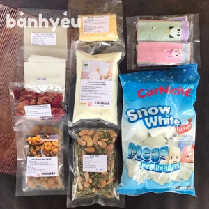 Combo tự chọn Nguyên Liệu Kẹo Nougat làm bánh