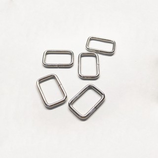 Khoen túi xách chữ nhật 2 cm 8 cái màu bạc dày 3 mm phụ kiện làm balô Pinky Shop