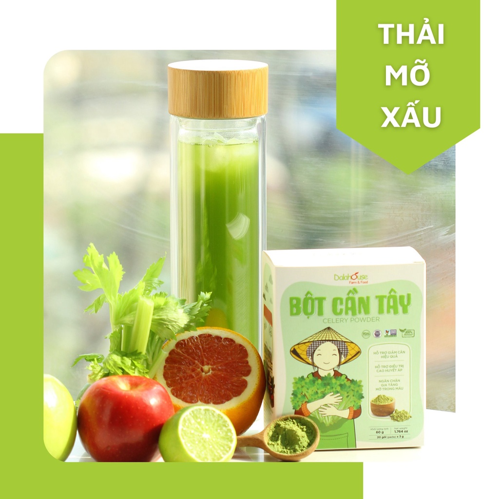 Ảnh Bột cần tây sấy lạnh Dalahouse 120gr nguyên chất, đạt tiêu chuẩn Châu Âu 1