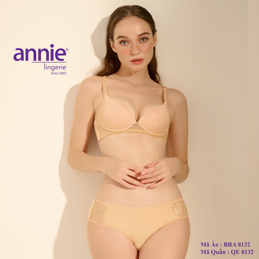 Bộ đồ lót Nữ annie 8132 Chất Liệu Vô Cùng Mịn Màng, Mềm Mại Mang Đến Cảm Giác Nhẹ Nhàng Dễ Chịu