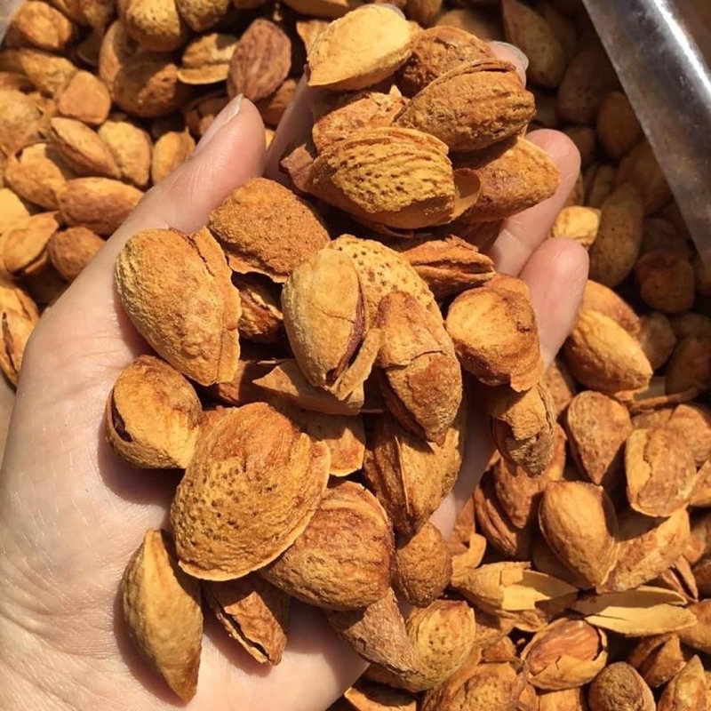 Hạnh Nhân Vỏ Rang Bơ Mỹ - hộp 400gr