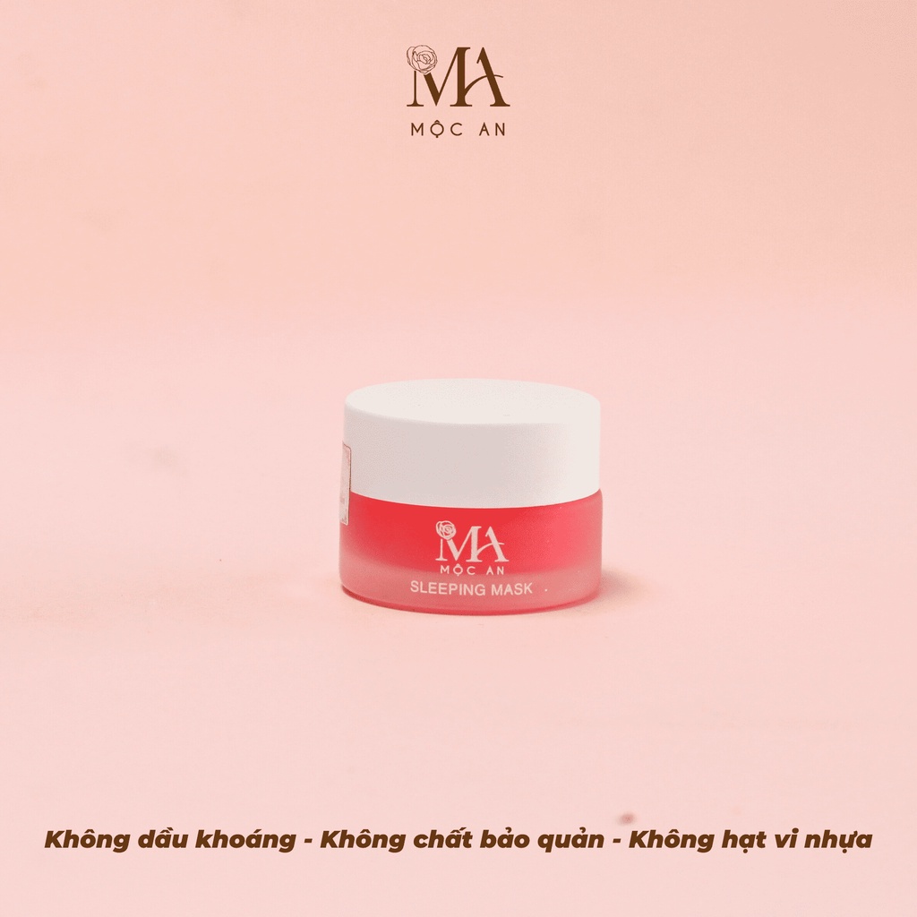 Ảnh Mặt Nạ Môi Sleeping Mask Mộc An Dưỡng Hồng, Giảm Thâm Môi, Cho Đôi Môi Căng Bóng, Mềm Mịn Mini Size 7g 4