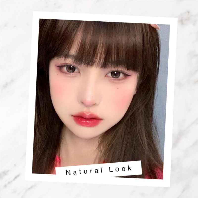 🌸 Kính áp tròng 1 ngày  BJD black - Lens 1 ngày đen mix giãn nhẹ/Emma Super Mini Contact Lens 🌸