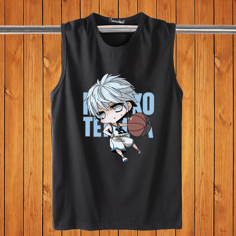 Áo 3 Lỗ Nam HappyFamily Mát Mẻ Thoải Mái In Hình Kuroko Tetsuya Chất Cotton 100 Cao Cấp