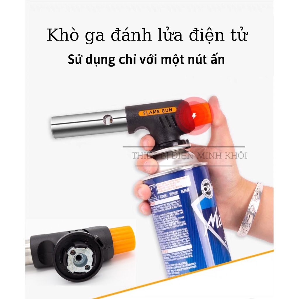 Đèn Khò Ga Cầm Tay 807 Flame gun, đầu khò ga tự động, den kho ga,khò hàn,Khò gas mini ntt95