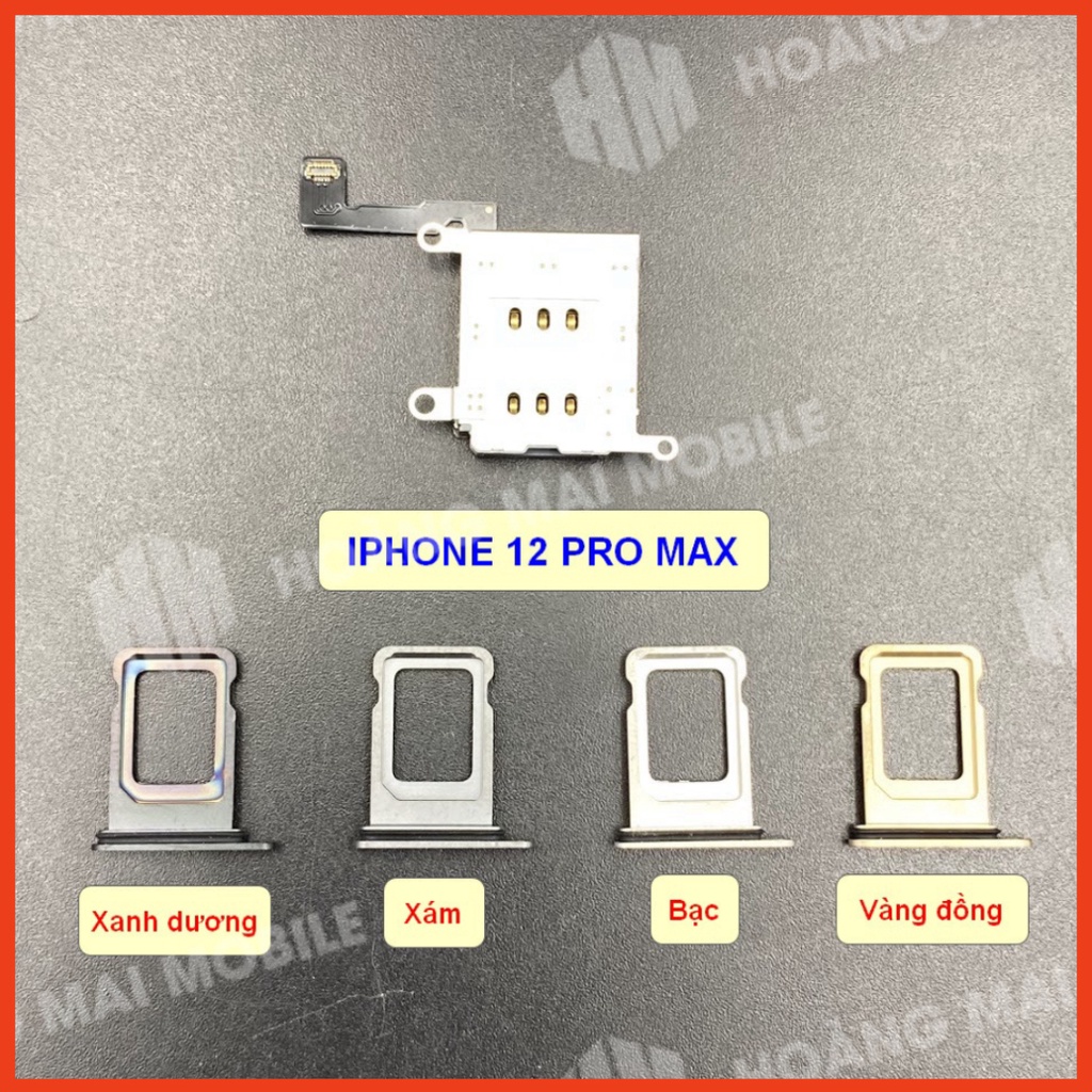 Combo ổ và khay 2 sim 12PM thay thế và nâng cấp điện thoại từ 1 SIM vật lý lên 2 SIM vật lý