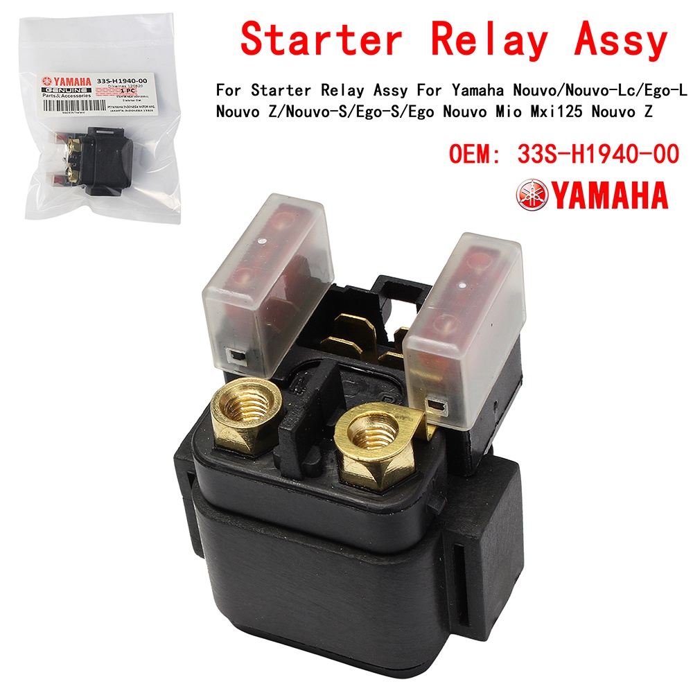 Rờ le đề Yamaha Starter Relay Assembly NOUVO 4,5,6 zin chính hãng New