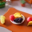 NRL 6 Chiếc Mô Phỏng Đĩa Trái Cây Nho Chuối Đào Nhà Búp Bê Trang Trí Nhà Bếp