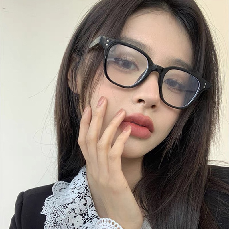 Gọng kính cận nữ nam phong cách Ulzzang chống UV400 xinh xắn thời trang mẫu mới nhất 2022 thay được tròng cận đẹp 102