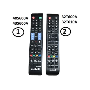 Điều khiển tivi mobell, Remote tivi mobell được chọn mẫu 40S600A,43S600A,32T600A,32T610A