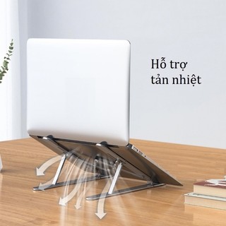 Giá đỡ laptop BL3 hợp kim nhôm hỗ trợ tản nhiệt, gấp gọn chỉnh độ cao ipad macbook surface