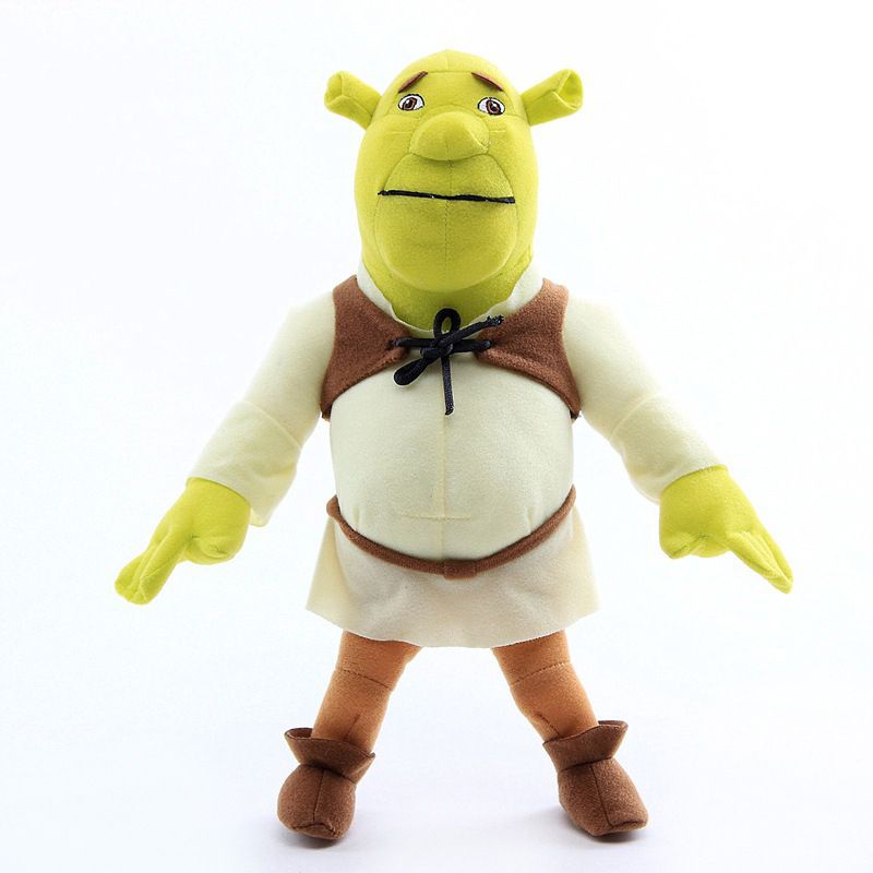 Sang Trọng Shrek Búp Bê Khổng Lồ Đồ Chơi Nhồi Bông Shrek Ogre 40cm Gối Mềm Đồ Chơi Trẻ Em