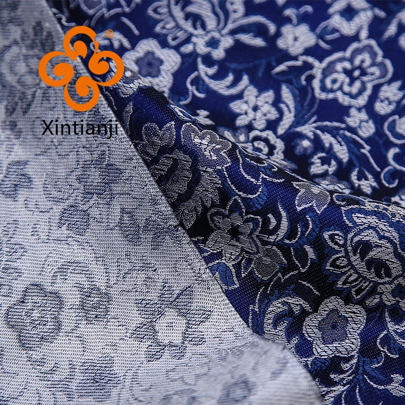 75cm phong cách thổ cẩm vải nylon satin vải Damask tự làm Hanfu sườn xám quần áo vải nửa mét TJ8755