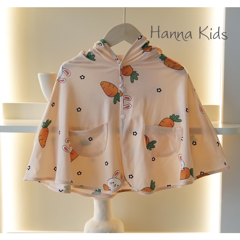 Áo Choàng Cotton Xịn Cho Bé Trai/ Bé Gái 0-4 Tuổi