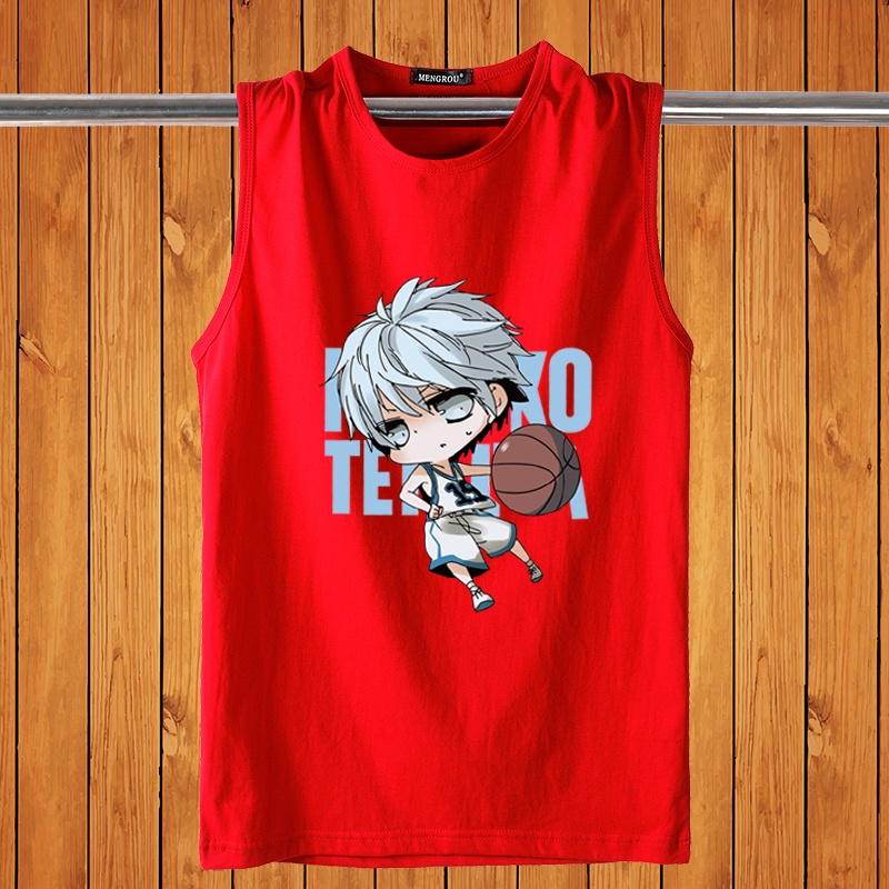 Áo 3 Lỗ Nam HappyFamily Mát Mẻ Thoải Mái In Hình Kuroko Tetsuya Chất Cotton 100 Cao Cấp