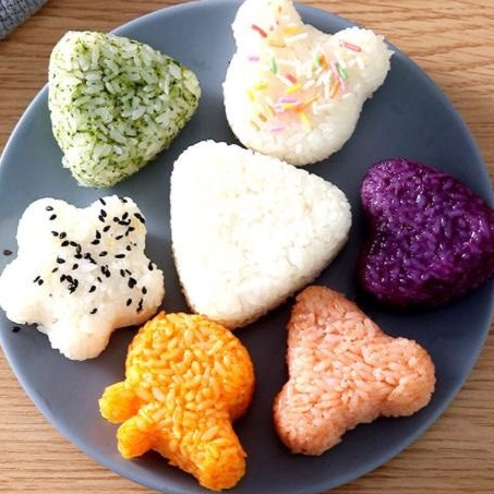 Khuôn làm cơm, khuôn ép cơm Onigiri cho bé ăn ngon mesocshop