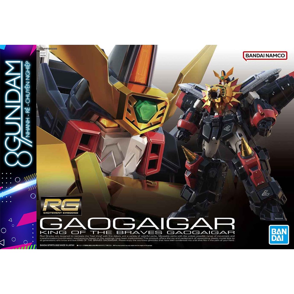 Mô Hình Lắp Ráp RG King of The Braves GAOGAIGAR Goldymarg | Shopee Việt Nam