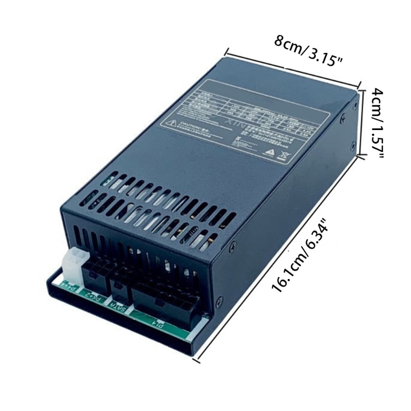 Trại MINI PSU FLEX Máy Tính Nguồn 1U 400W Máy Tính Để Bàn Nhỏ Máy Tính Tiền Điện