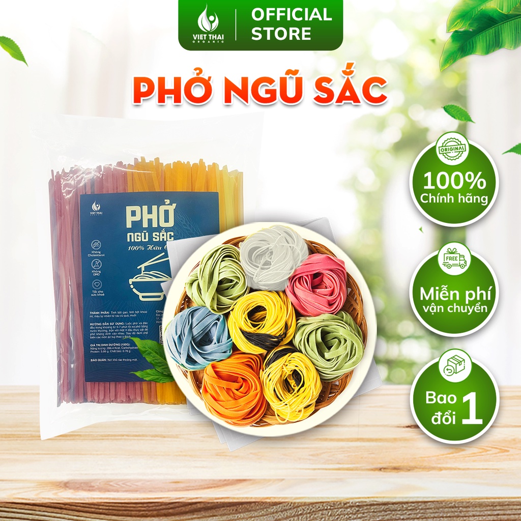 Phở Ngũ Sắc Rau Củ Tự Nhiên Sạch Nguyên Chất Thực Dưỡng Eat Clean Siêu ...