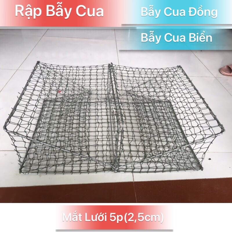 lòng bẫy cua biển cua đồng 22x38x58 lưới 4phân(then2) | Shopee Việt Nam