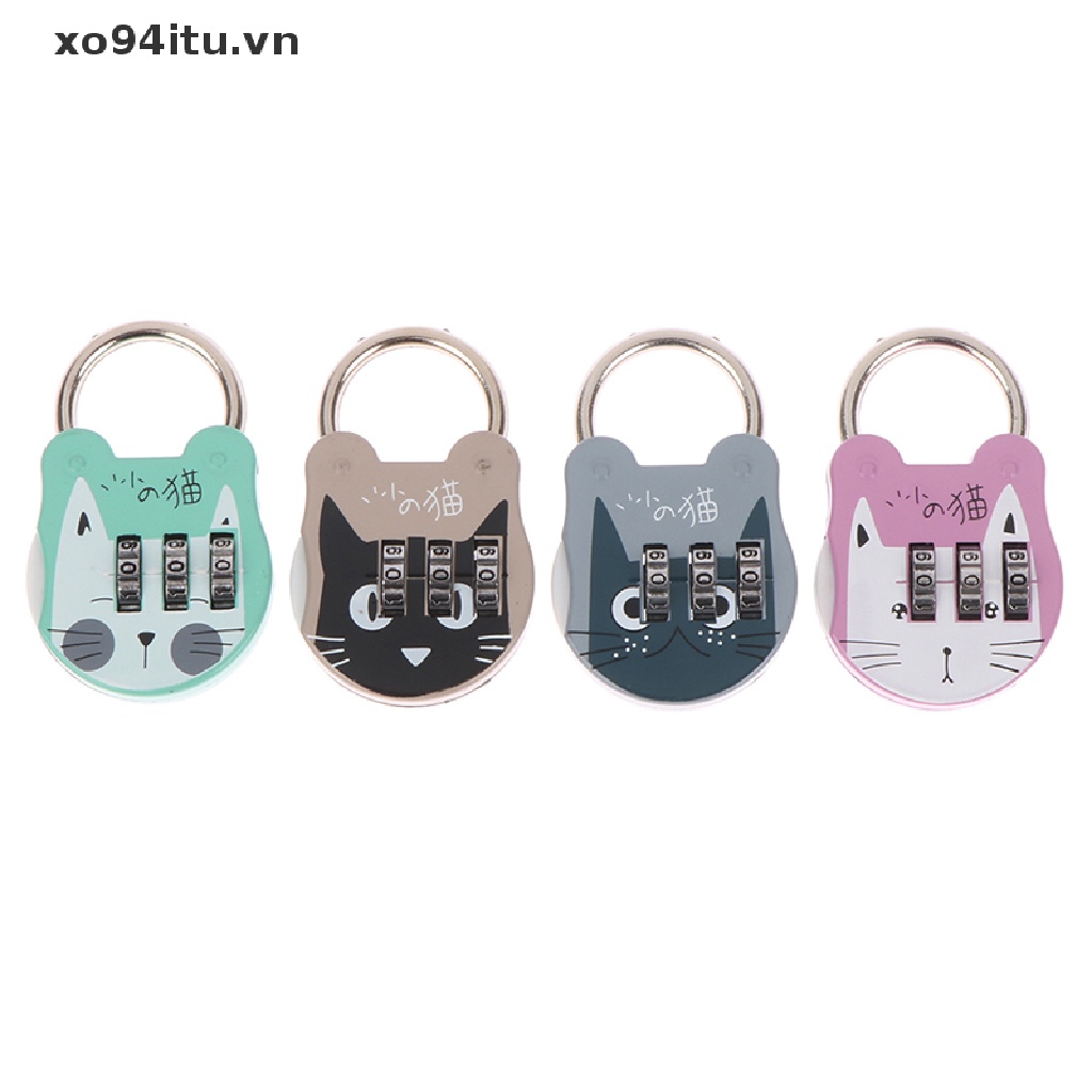 XOITU Mã Số Khóa Chống Trộm Độ Mạnh Cao Chính Xác Dễ Thương Hành Lý Vali Số Mật Khẩu Khóa Cho Ký Túc Xá Ngăn Kéo Bàn Tủ Kết Hợp Khóa Ba Lô Du Lịch VN