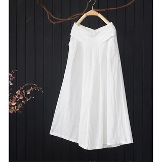Quần dài nữ ống suông chất Linen cạp chun mát mịn nhẹ nhàng không lộ H3 MỚI
