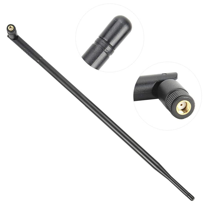 Ăng-ten WiFi 12DBI, Ăng-ten WiFi tầm xa có độ lợi cao băng tần kép 2.4G / 5G với đầu nối RPPSMA cho mạng không dây