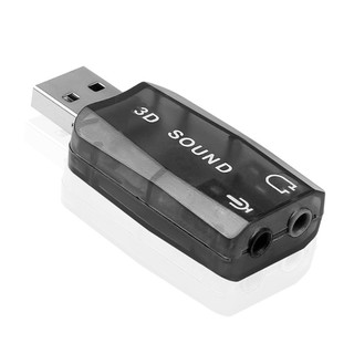 Clii USB sang 3 5mm Jack Adapter USB sang AUX Jack Thẻ âm thanh nổi ngoài