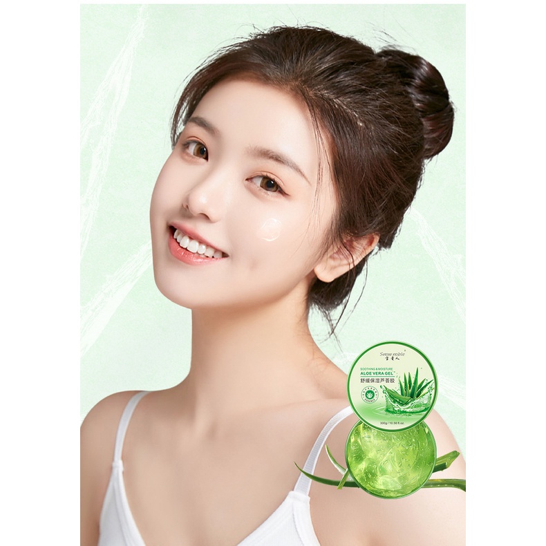Gel nha đam dưỡng ẩm, gel ngăn ngừa mụn, gel thu nhỏ lỗ chân lông, cải thiện làn da xỉn màu giúp da trắng sáng mềm mịn