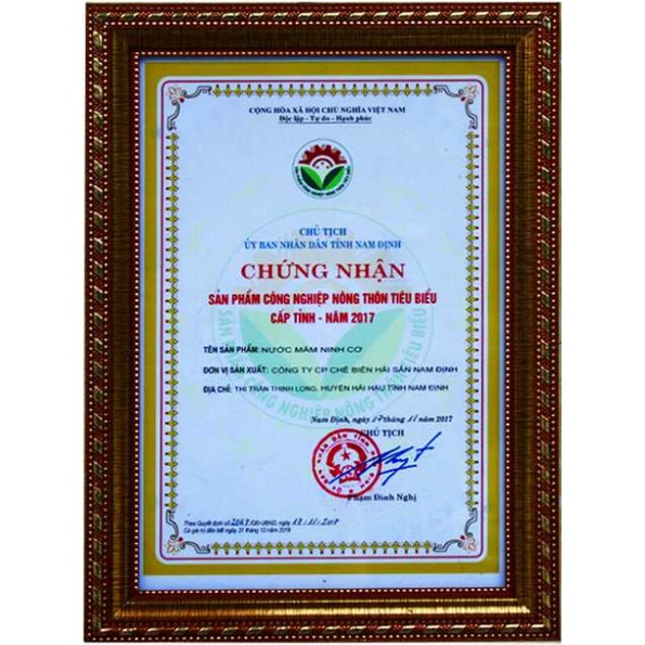 [ 1 chai ] Nước mắm chắt truyền thống Ninh Cơ chai 1lít. Độ đạm >=25gn/l. Mắm Hải Hậu, Nam Định. không chất bảo quản