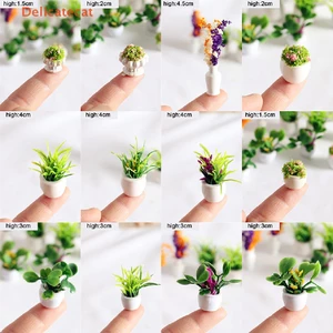 NRL 12 Phong Cách 1: 12 Nhà Búp Bê Chậu Cây Nhựa Thân Thiện Với Môi Trường Trang Trí Nhà Cửa Phụ Kiện