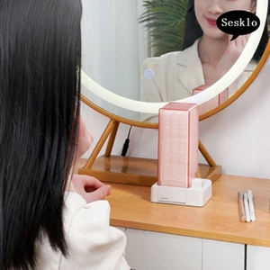 Hộp Đựng Bông Tẩy Trang Bằng Nhựa Hình Chữ Nhật Chống Bụi Có Thể Tái Sử Dụng