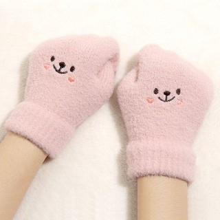 Găng tay dệt kim ASDFGER Đi xe đạp ngoài trời Màn hình cảm ứng Tất cả các ngón tay