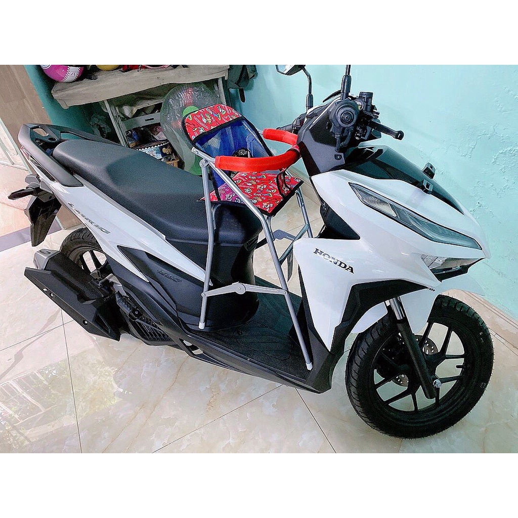 GHẾ NGỒI XE MÁY VISION-MIO-CLICK-VARIO-LUVIAS-JANUS-KLARA SẮT SƠN TĨNH ĐIỆN CHO BÉ