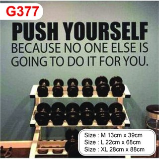 Decal dán trang trí phòng GYM - Tập Tạ, tăng động lực, sức tập cho khách hàng, tạo điểm nhấn cho phòng GYM P13